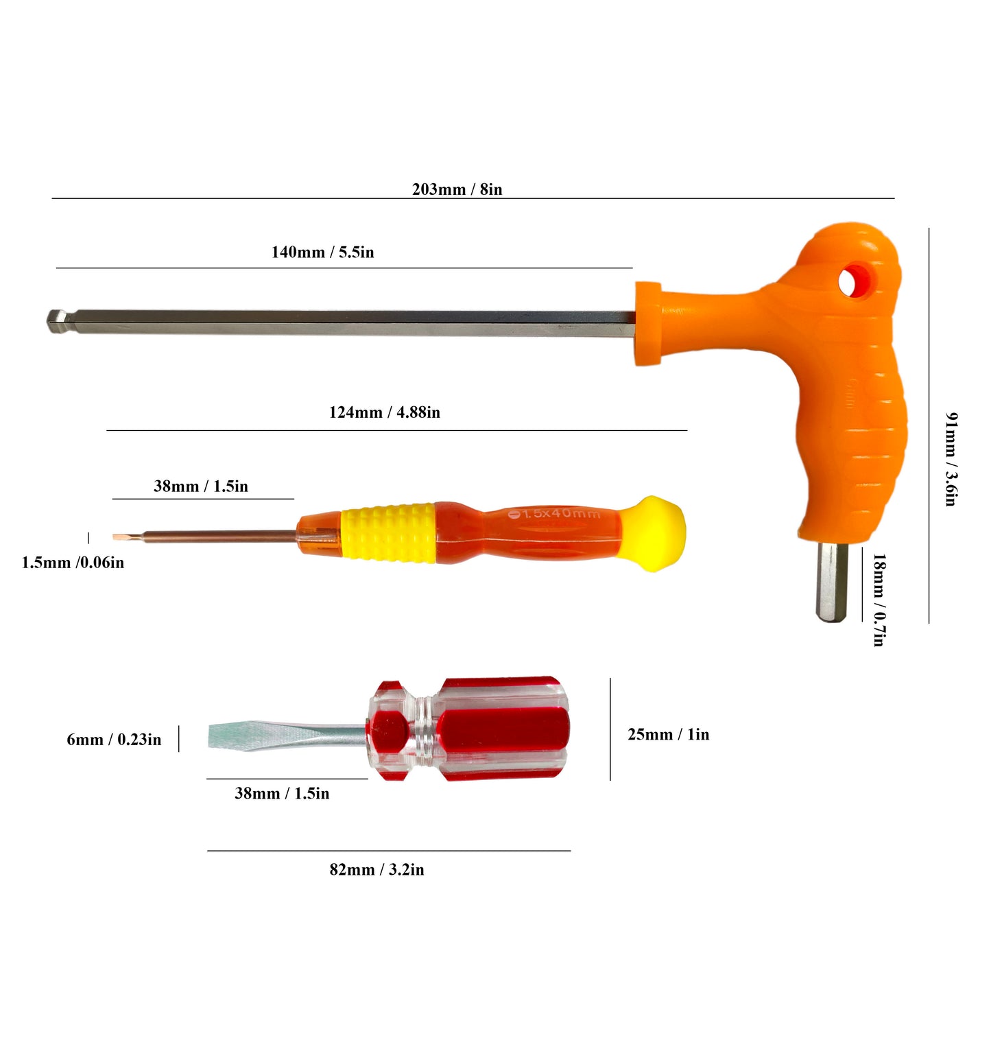LEONARK Fencing Inside Allen Key Point Screwdriver Driver for all Points Essential Tools for Epee Foil and Saber Sword