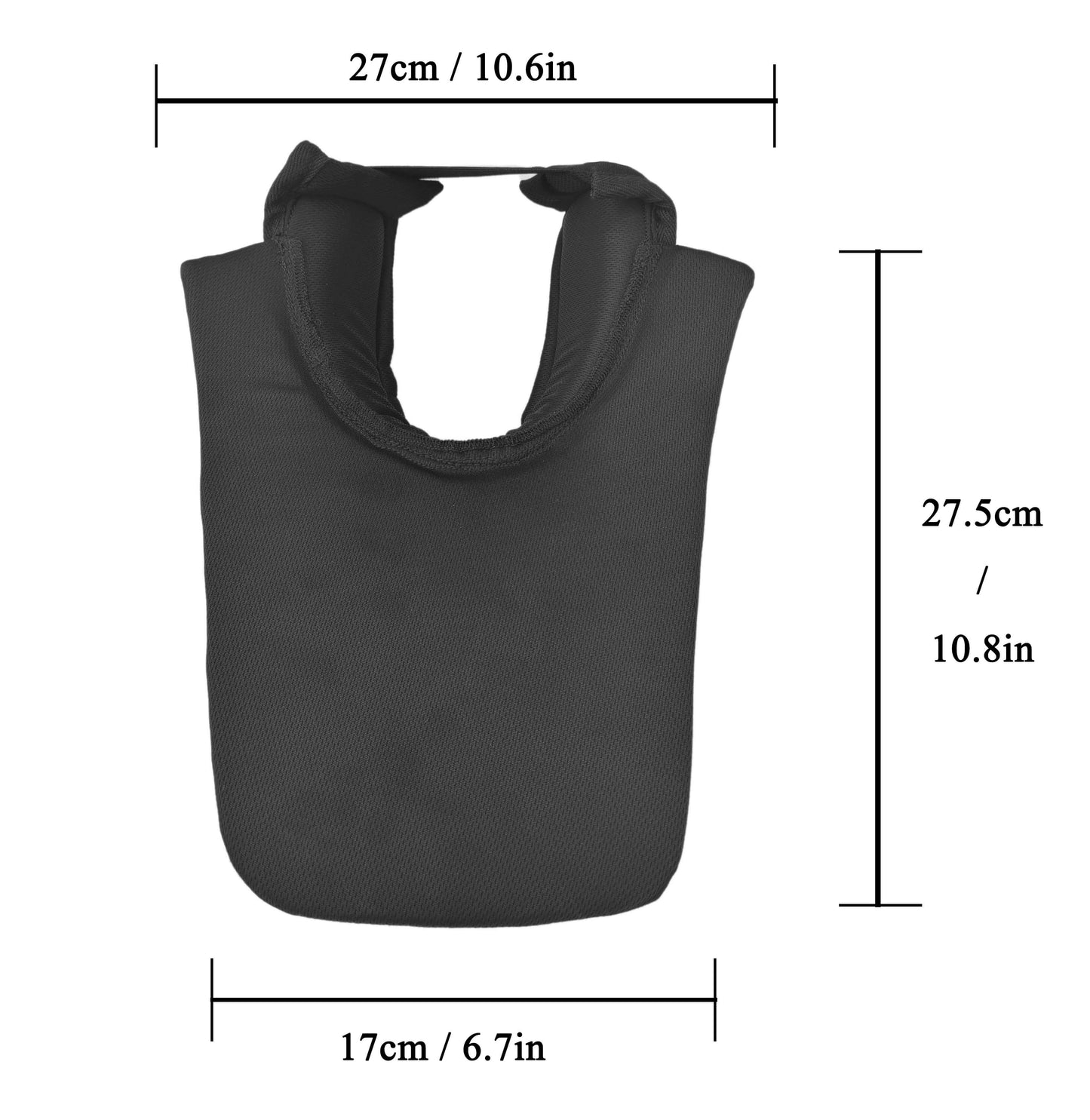LEONARK Hema Overlays Throat Protector Fencing Gorget with Rigid Protection Plate for HEMA Longsword Rapier Sabre Armoury