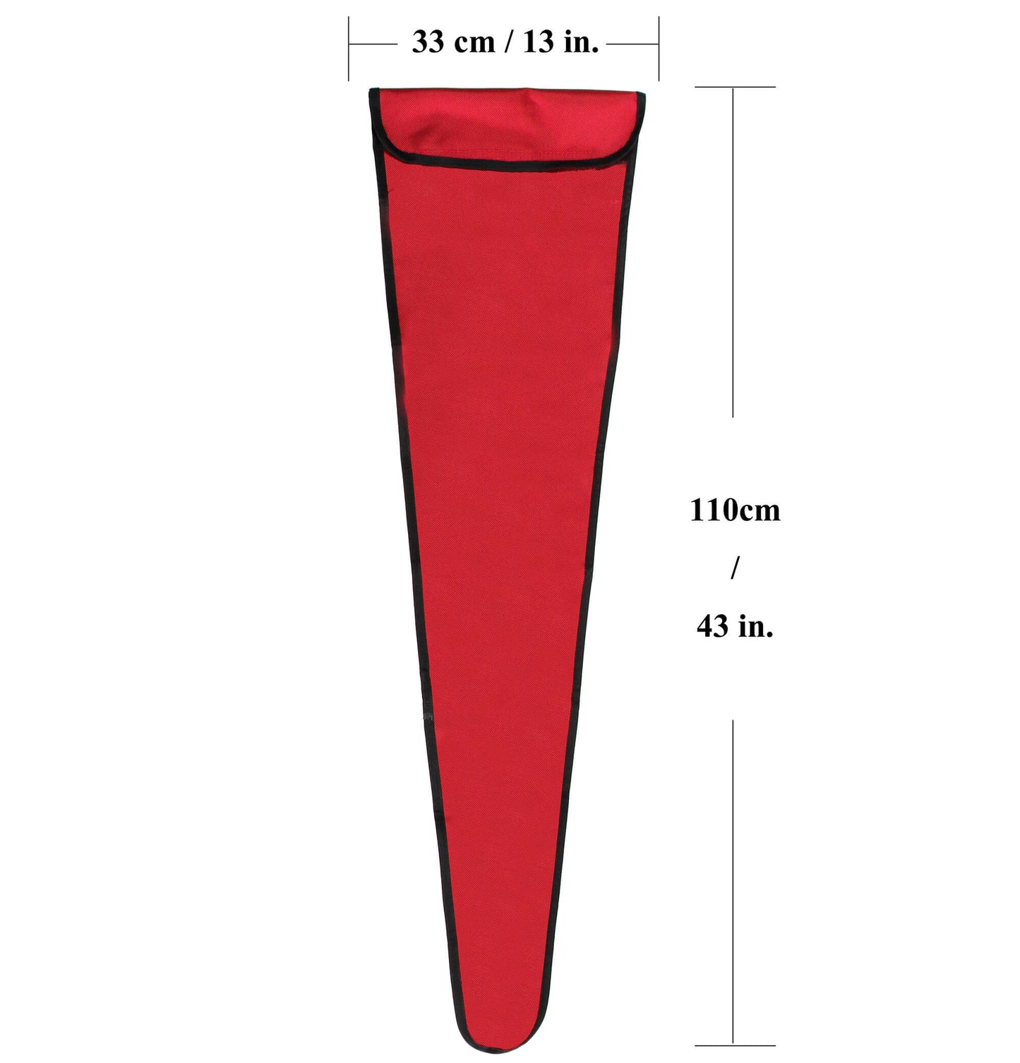 LEONARK 43in Fencing Sword Bag for Foil Epee Saber Hema Long-sword Weapons (Red)