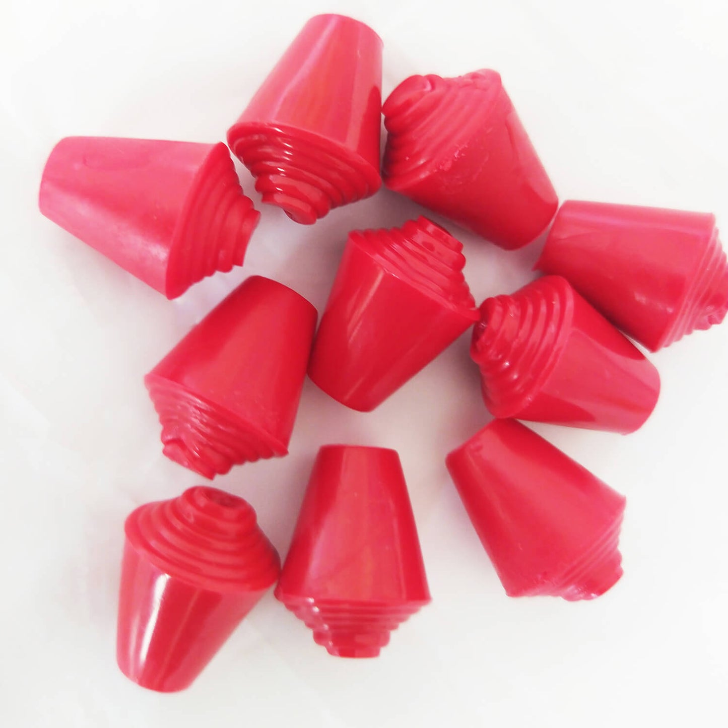 LEONARK Fencing Practice Sword Tips Epee Rubber Replacement Tips (for Practice Blades only) - Pack of 10