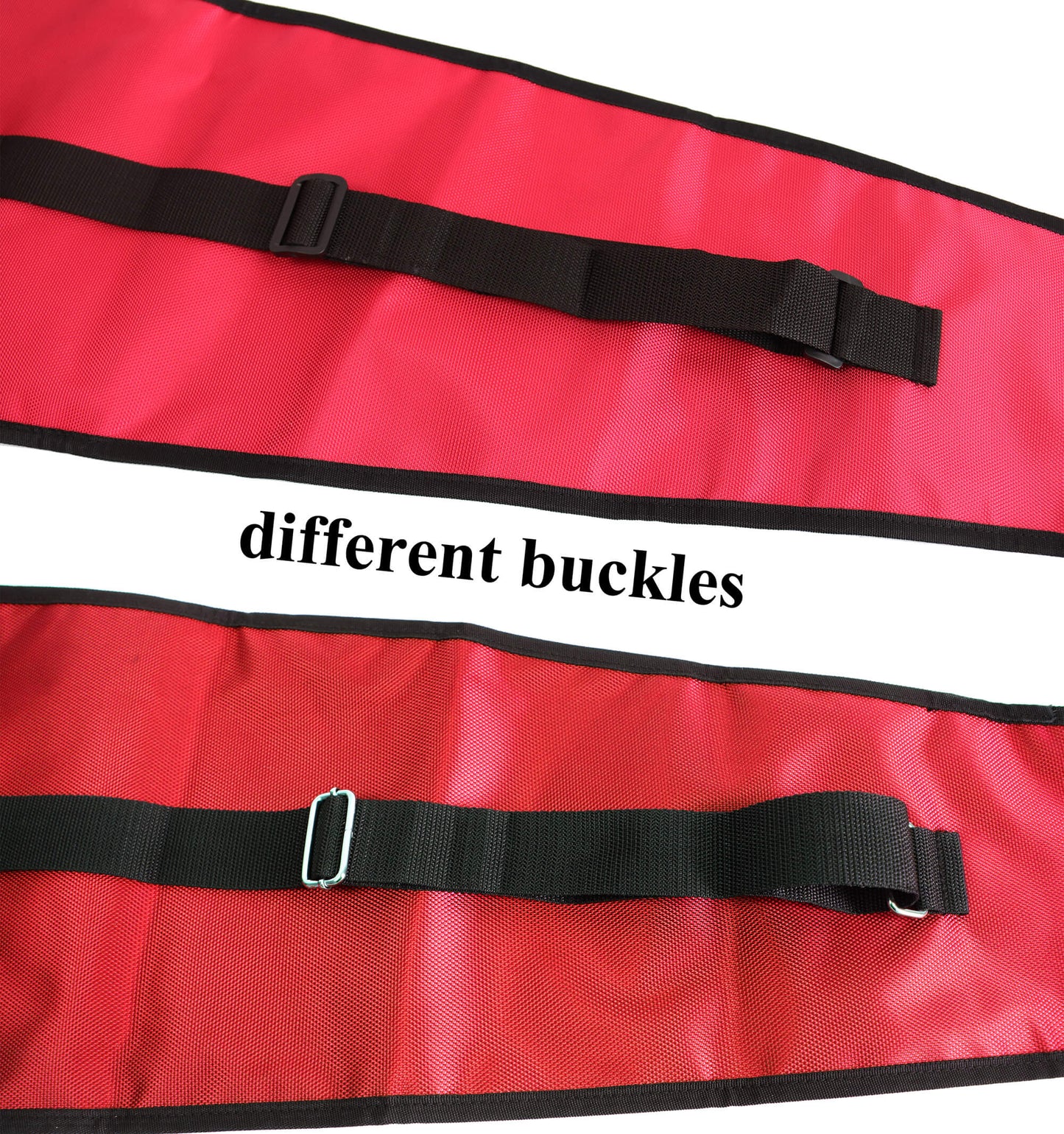 LEONARK 43in Fencing Sword Bag for Foil Epee Saber Hema Long-sword Weapons (Red)