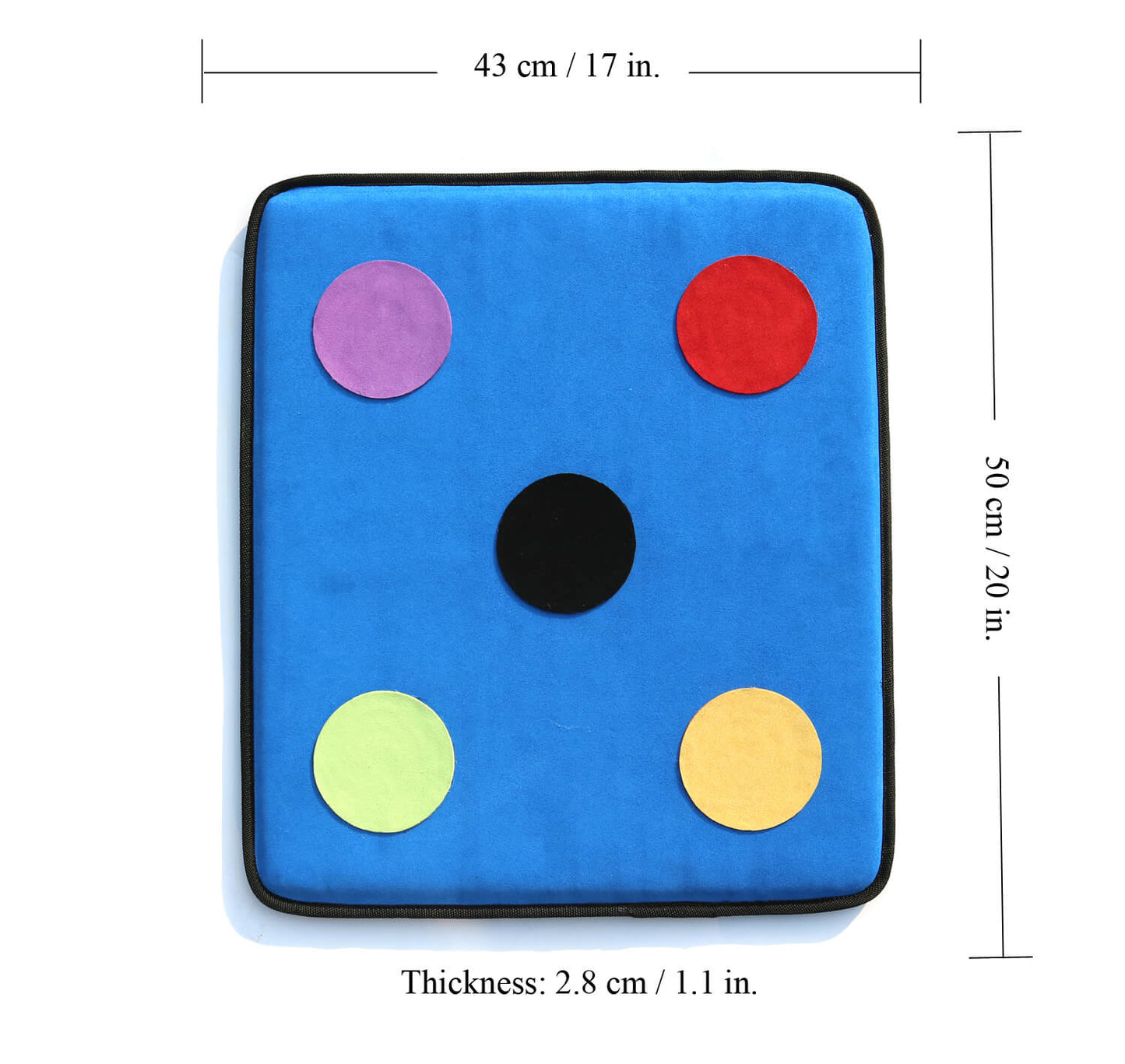 LEONARK Microfiber Self-Training Fencing Target with Five Bullseye (Blue)