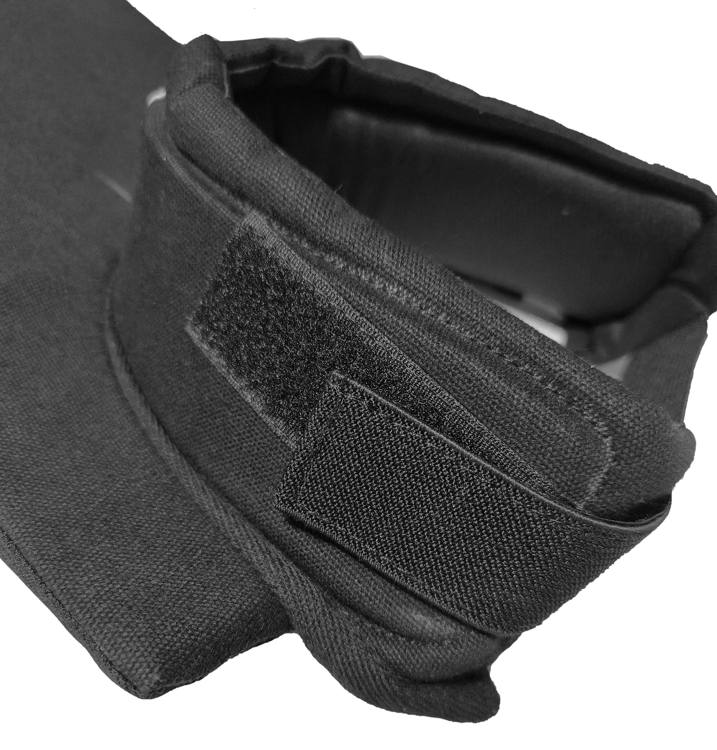 LEONARK Hema Overlays Throat Protector Fencing Gorget with Rigid Protection Plate for HEMA Longsword Rapier Sabre Armoury