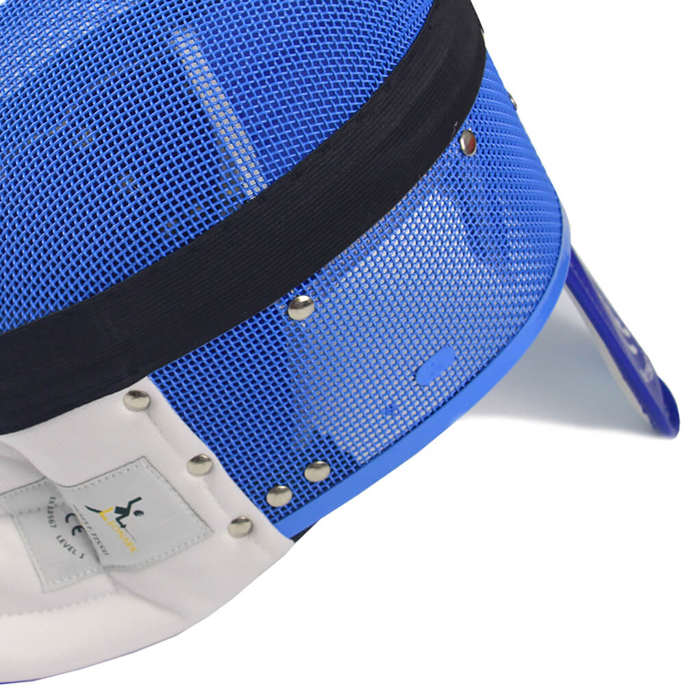 LEONARK Blue 350NW Fencing Foil Mask Helmet CE Certified National Grade Masque