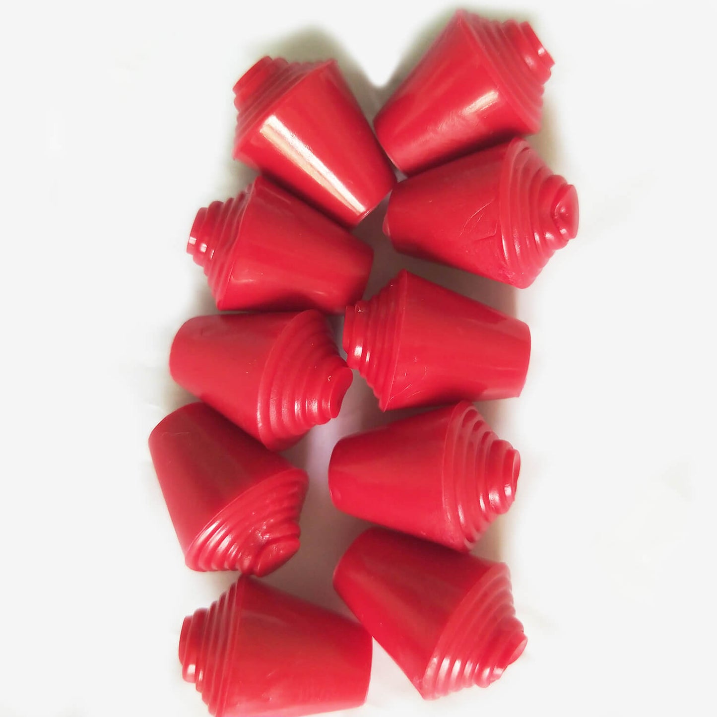 LEONARK Fencing Practice Sword Tips Epee Rubber Replacement Tips (for Practice Blades only) - Pack of 10