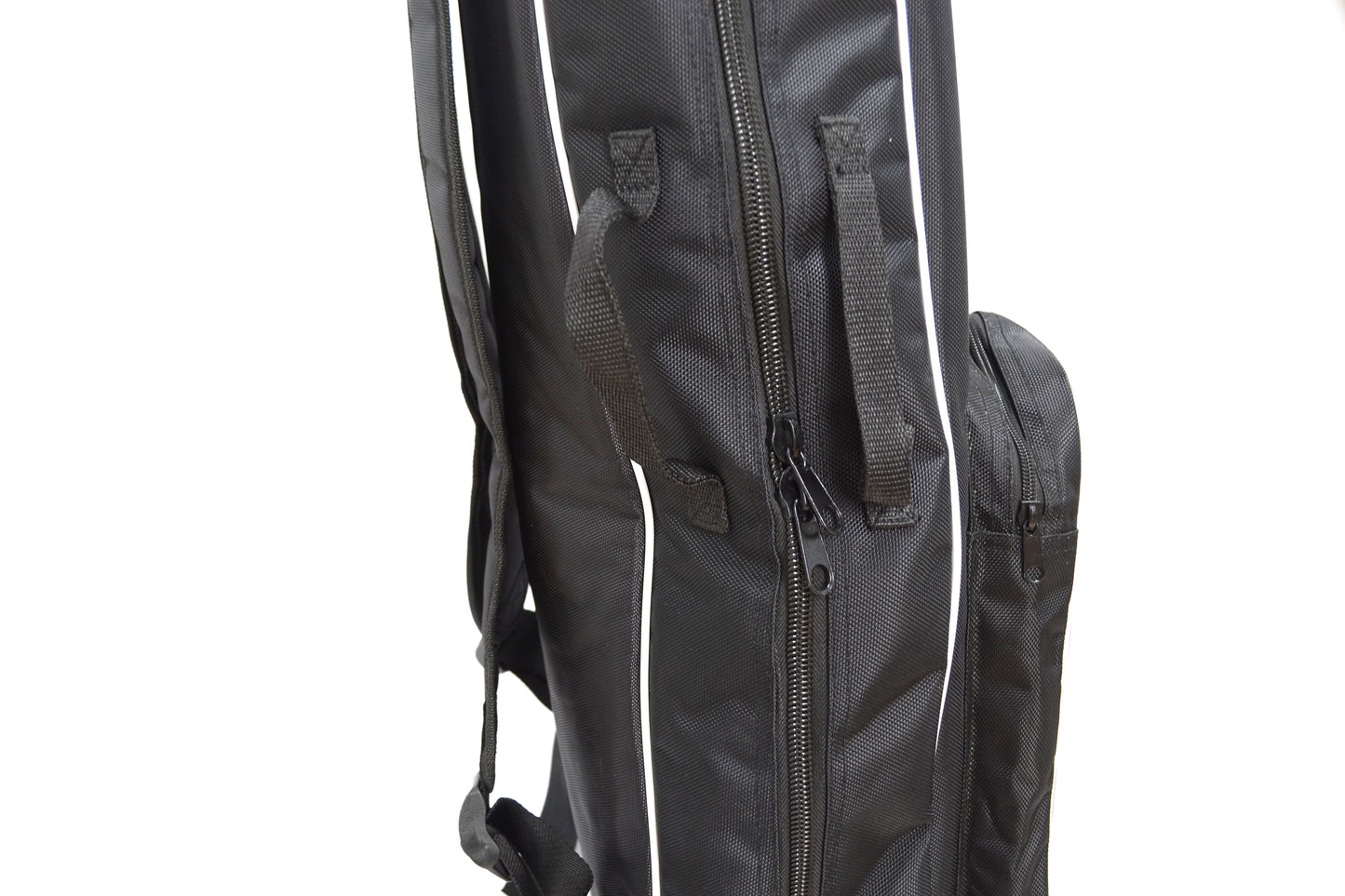 LEONARK 55.11in Hema Fencing Long Sword Feder Zweihander Storage Bag - Portable Padded Backpack for Fencing Equipment
