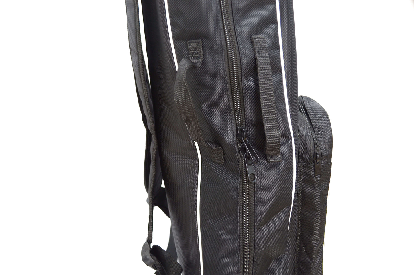 LEONARK Fencing Storage Bag Portable Backpack for Epee Saber and Foil Equipment (Black)