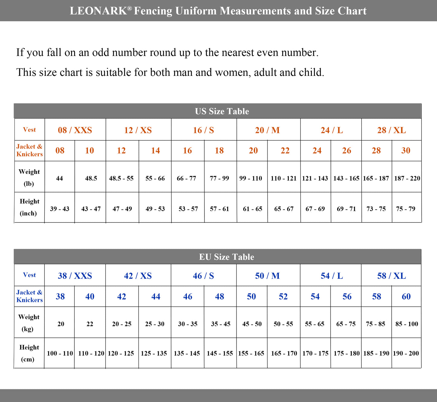 LEONARK 350NW Fencing Pants Knickers Uniform
