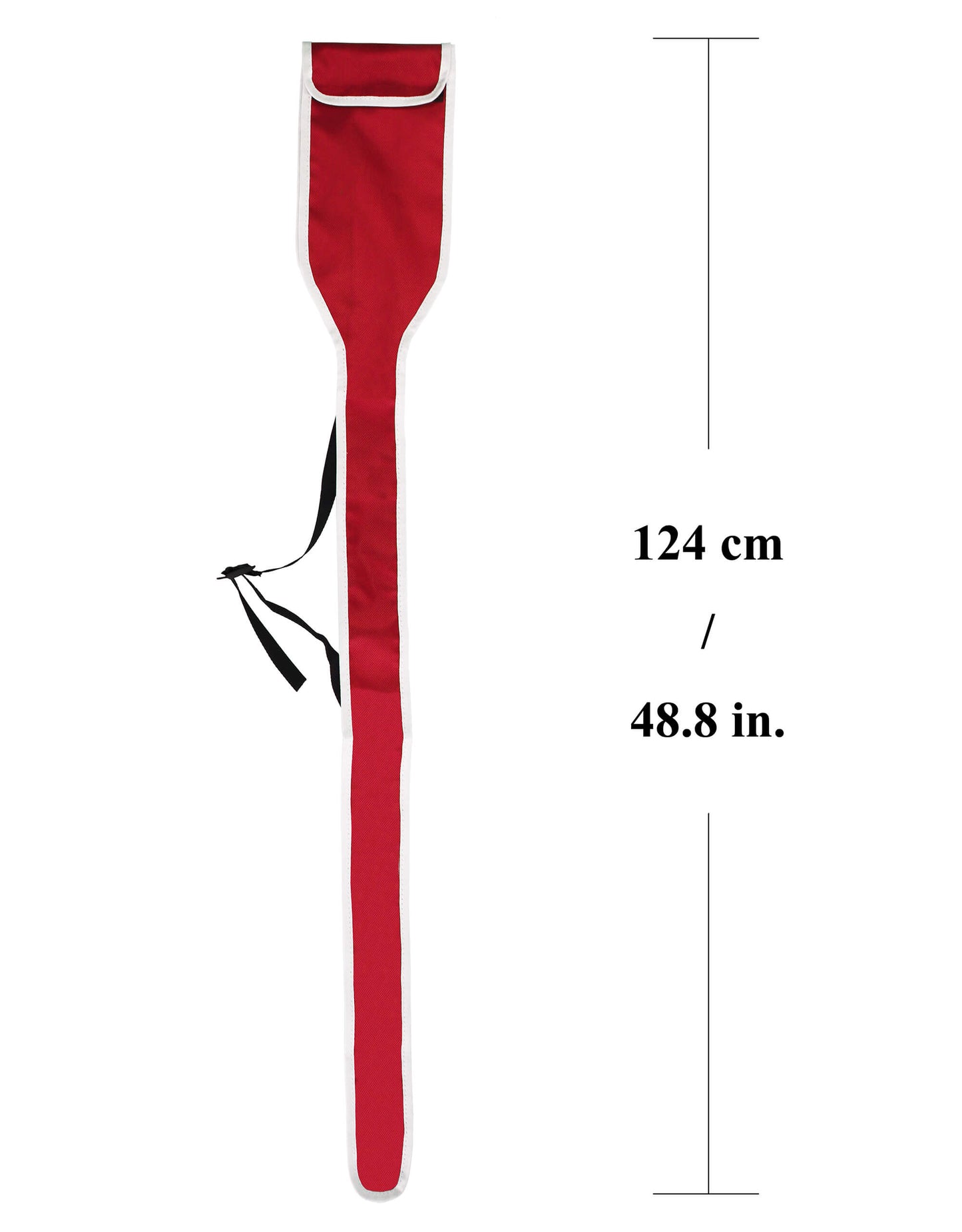 LEONARK 48.8in Fencing Sword Bag for Foil Epee Saber Hema Long-sword Weapons (Red)