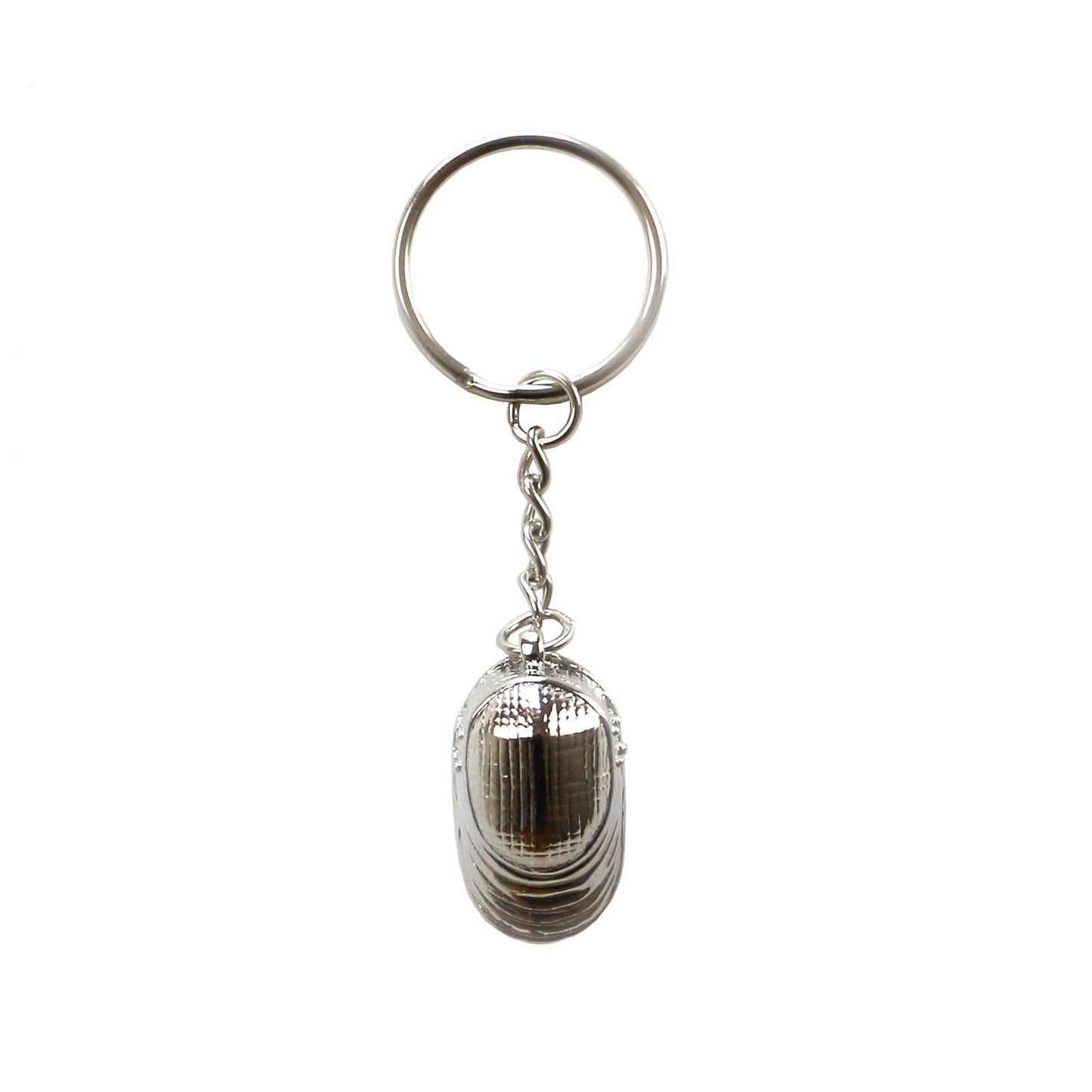LEONARK Fencing Keychain Souvenir Present for Fencing Sport Fans Gifts for Fencer (Silver)