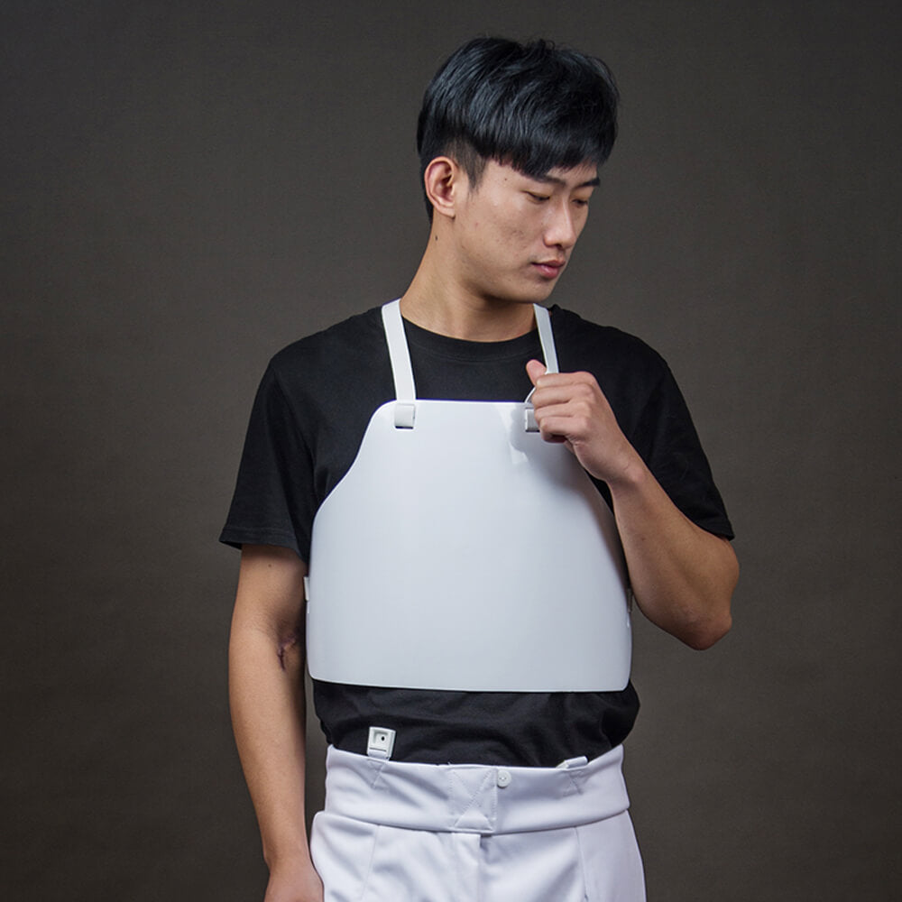 LEONARK Fencing Chest Guards Sport Breast Protectors Hema Plastron for Men