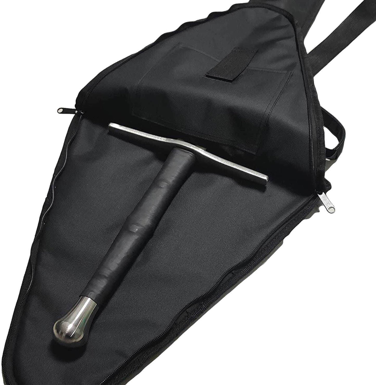 LEONARK Black Hema Fencing Long Sword Feder Zweihander Sword Bag - 57in Portable Single-shoulder Backpack