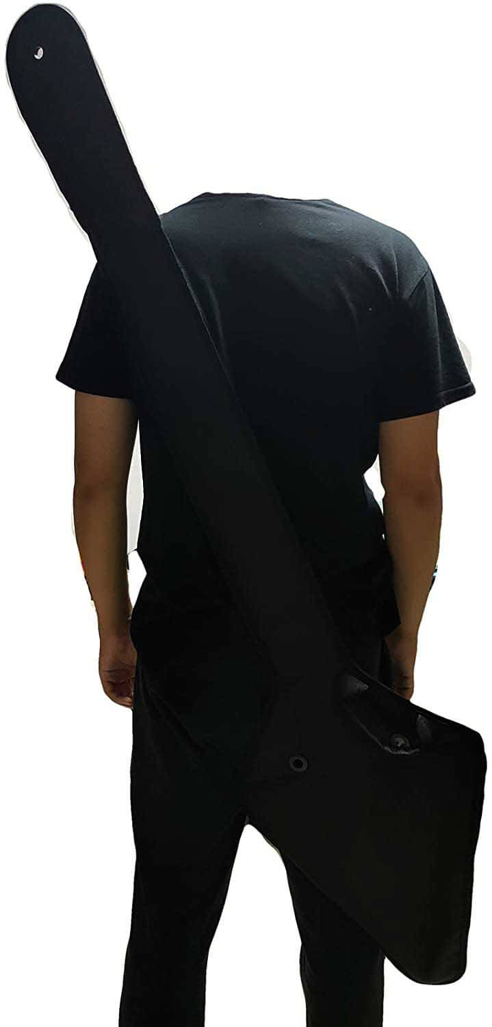 LEONARK Black Hema Fencing Long Sword Feder Zweihander Sword Bag - 57in Portable Single-shoulder Backpack