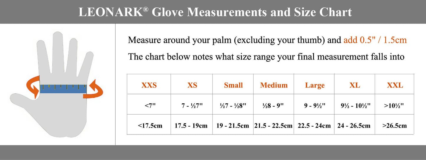 LEONARK Leather Fencing Gloves for Foil Epee and Saber